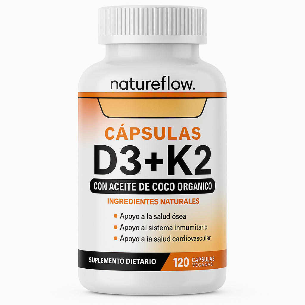 Organico D3 + K2 - 120 Cápsulas