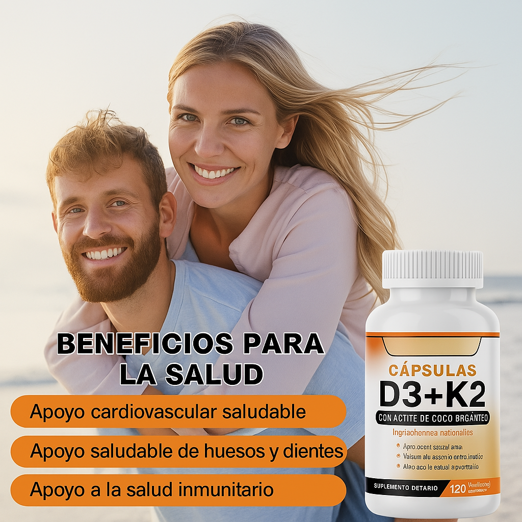 Organico D3 + K2 - 120 Cápsulas